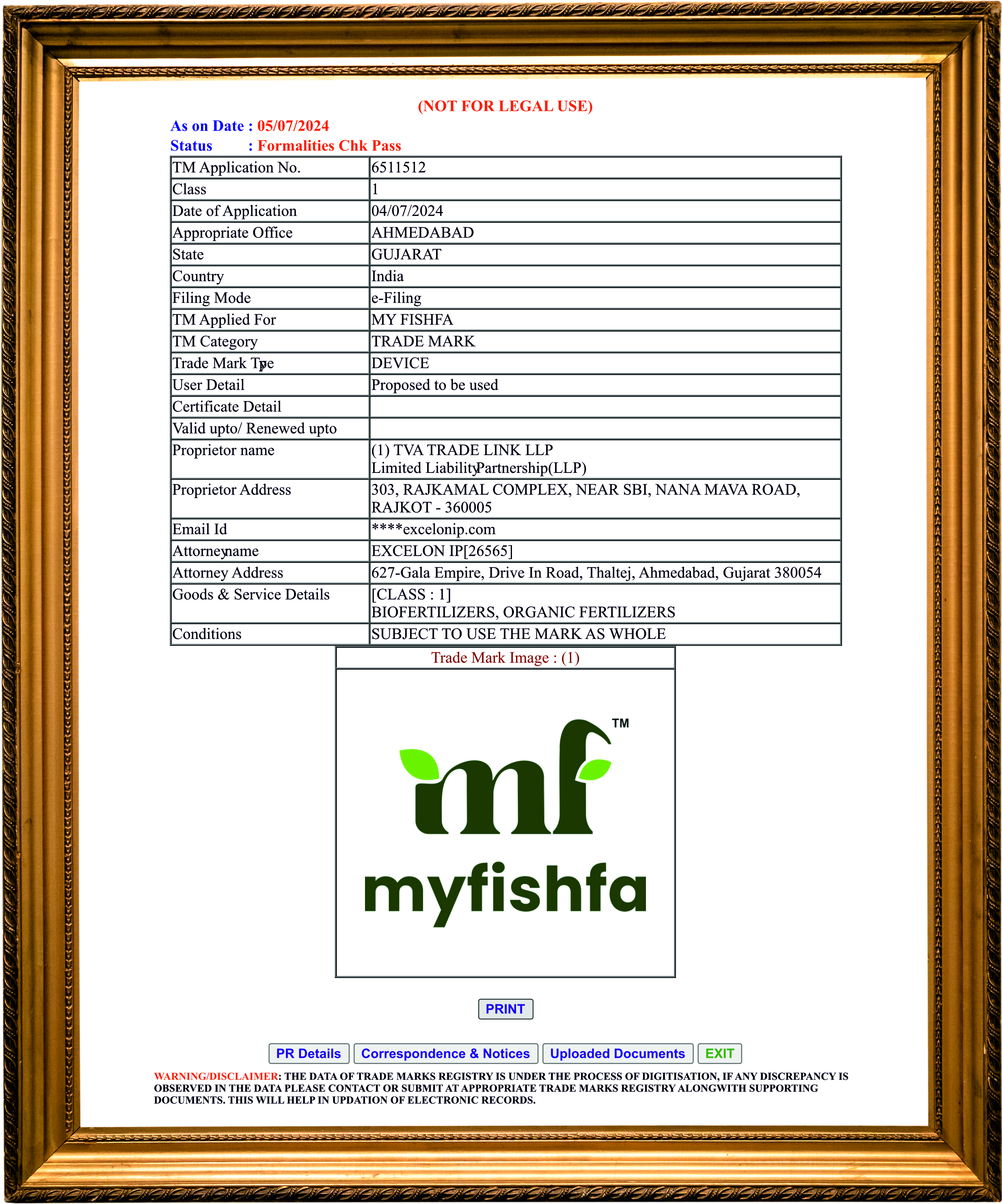  Trademark - Application